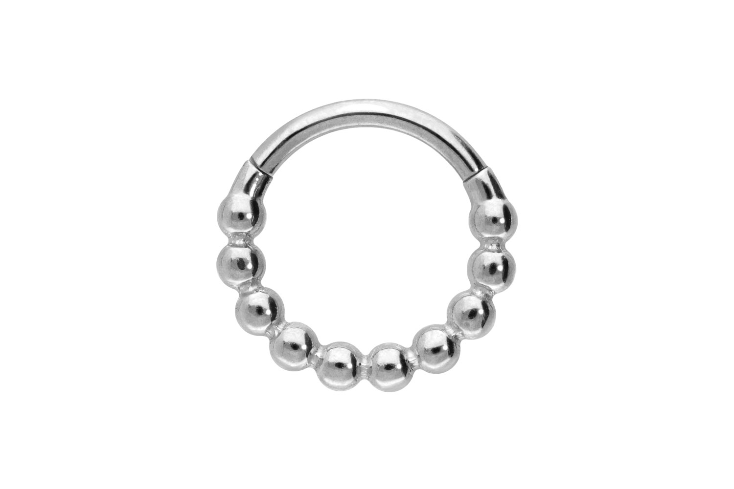 Chirurgenstahl Segmentring Clicker Piercing KUGELN